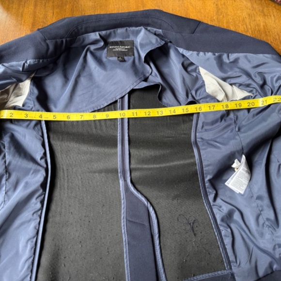 Classic preppy navy blue blazer - Banana Republic - Picture 6 of 8